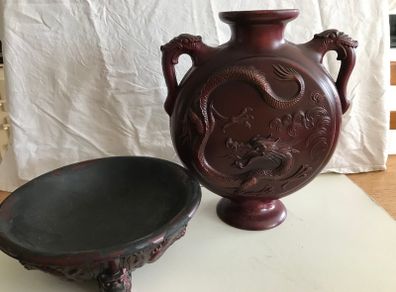 Chinese bowl and Jug