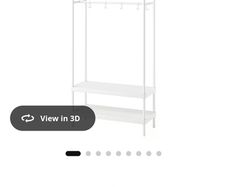 IKEA MACKAPAR coat rack with shoe storage units