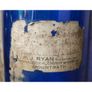 Medicine Jar Blue Glass P.J. Ryan Mountrath KAS957 Image 2