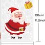 Christmas Window Clings Stickers 8 Sheets Snowflake Window Decals Xmas Window Decoration (FREE POSTAGE) Image 3