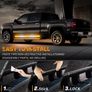 White Amber LED Side Marker Light Bars, Strobe Running Lamp Kit, Surface Mount Emergency Warning Light for Truck SUV Vehicle, 12V Exterior Automotive Image 5