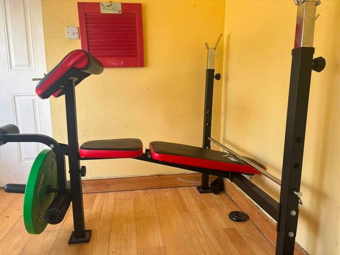 Rival Olympic Weight Bench + 60kg Bumper Plates