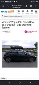 Roofbox Modula Xl 450l