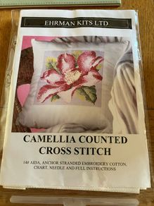 Ehrman Camelia Counted Cross Stitch Kit