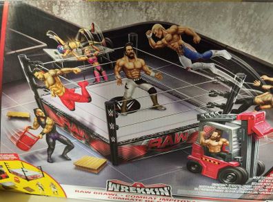 WWE Wrekkin RAW Brawl Playset  Brand New