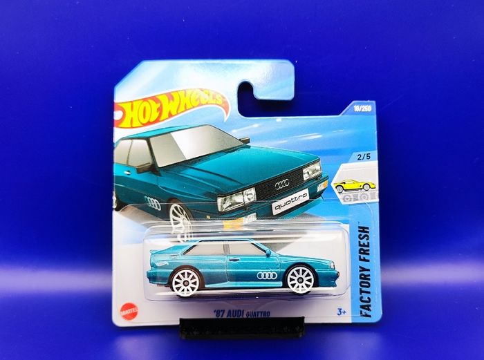 Hot Wheels '97 Audi Quattro, new.