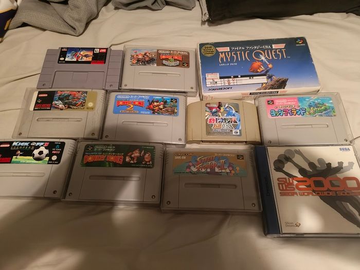 Games bundle (SNES, N64, Dreamcast)