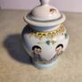 Miniature lid vase / urn - China - porcelain - beautifu  (Zhongguo Jingdezhen Zhi Makers Mark)l enamel Image 7