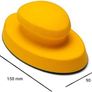 Glass Polish 15910 Hand Sanding Block with Hook & Loop fastener, Handheld Sanding Pad | 150 x 90 mm Image 3