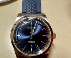 longines conquest 41 mm blue