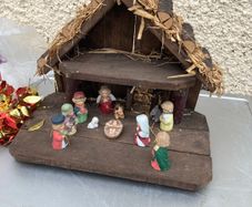 Vintage Christmas Crib