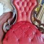 antique leather armchair Image 5