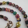 Antique Venetian Style MultiColor Mix Glass Beads Necklace Image 9