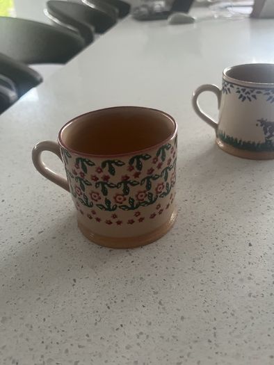 Nicolas Moss pottery tea mugs