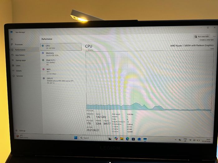Lenovo Legion 5 with RTX 3060 (Gaming Laptop) and IETS GT600 cooler