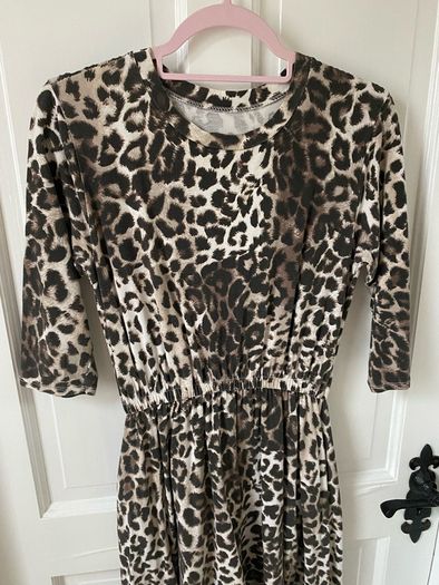 leopard print dress