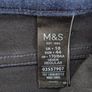 M and S Dressy Navy Jeans size 16 Image 8