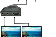 HDMI 1 in to 2 Out Onversion Splitter Male to Female M/F Adapter Converter A123