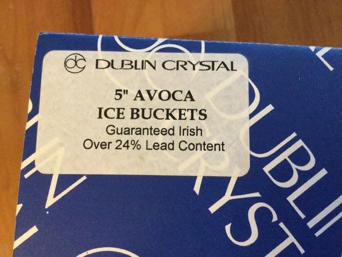 Dublin Crystal ice bucket