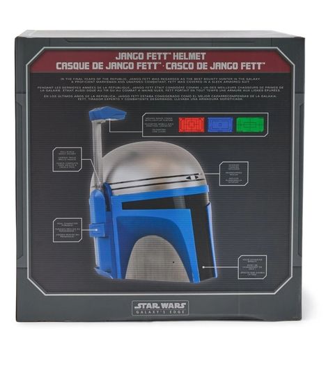 Star Wars Jango Fett Helmet Full Adult size Roleplay Character Phrases prequels