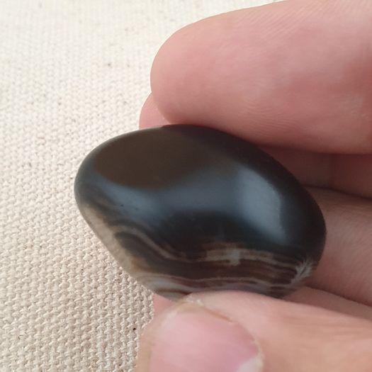 Vintage Natural Suliemani Eyes Agate Bead Amulet