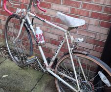 classic vintage road racing bike hurricane