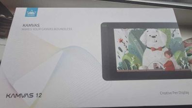 Huion Kamvas 12 Pen Display Drawing Tablet - With Original Box + Extra USB-C Cable