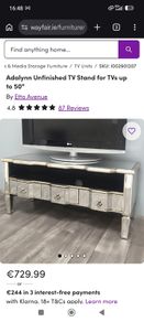 mirror TV unit