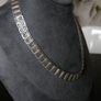 Vintage Solid Silver Collar Necklace, Birmingham 1976, 38cm, 26g Image 3