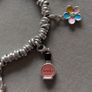 Thomas Sabo Sterling Silver Charm Bracelet (Vintage, 925) with 6 Charms Image 4