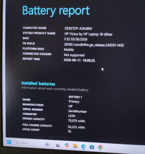 HP Victus RTX3050ti