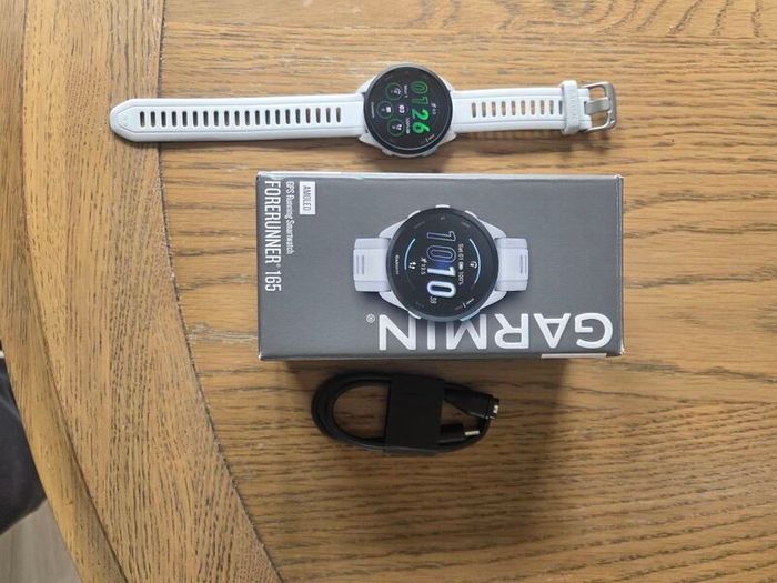 Garmin Forerunner 165 AMOLED GPS Running Watch - Like New
