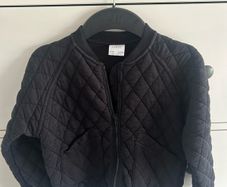 6y Zara black bomber jacket