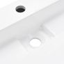 Wash Basin 60x38x11 cm Mineral Cast/Marble Cast White Image 6