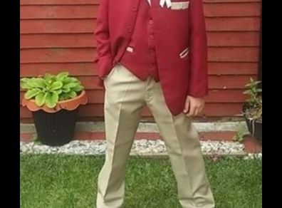 communion suit Jas Fagan