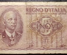 5 Lire Italy 1940-1944