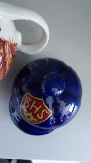 Sadler Bursley folk Beryl Bracewell teapot