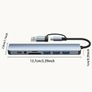 Versatile USB Hub Adapter - 4/7/8-in-1 High-Speed Expansion with SD/TF Card Reader Image 3