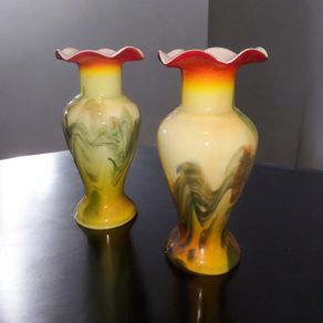 Pair of gorgeous glass vases possible Murano