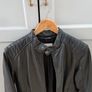 Selected mens leather jacket Image 5