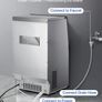Commercial Ice Maker Machine 36 kg/24h with 6 kg Storage Capacity, Countertop/Freestanding/Under Counter Image 6