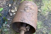 Antique Cast Iron Garden Roller