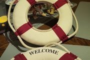 Nautical life rings decoration