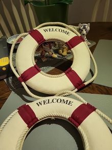 Nautical life rings decoration