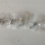 Crystal and Sterling Silver Earrings for Ladies Image 2