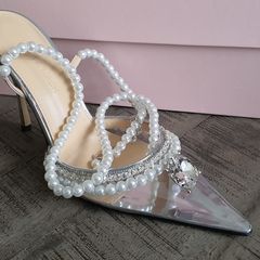 Diamond of Elizabeth Transparent High Heels