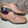 mens CLARKS GOLD COAST shoes brown tan leather square toe Size UK 10 EU 44 BRAND NEW Image 2