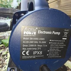 pond/sump pump
