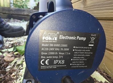 pond/sump pump