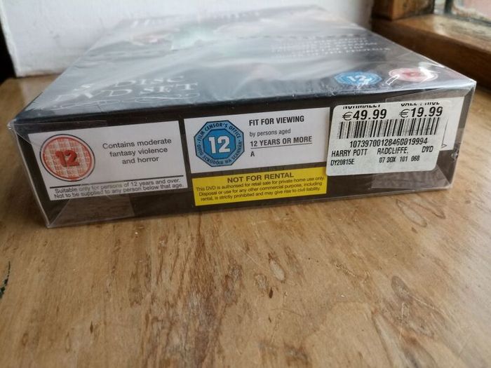 Sealed Harry Potrer Years 1-5 5 Disc Dvd Box Set